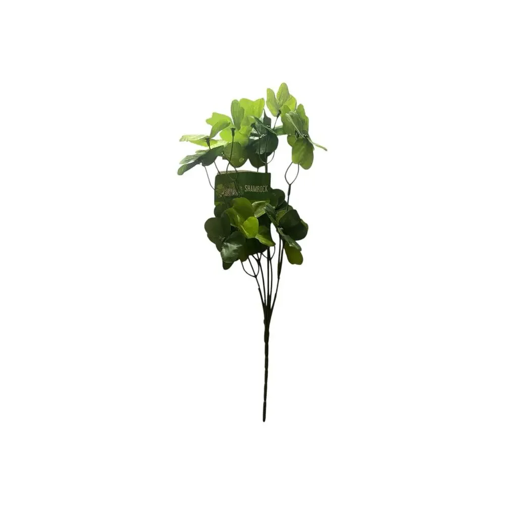 Shamrock Greenery Picks – Set of 2 Bundles • St Patricks Day Craft Supplies